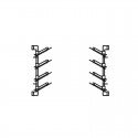 RANGEMENTS DE CHAUSSURES LATERAL EXTRACTIBLES - MOKA