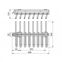 PORTE-PANTALONS EXTRACTIBLES - MOKA