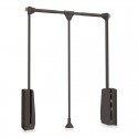 PENDERIE RABATTABLE POUR ARMOIRE - MOKA