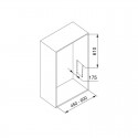 PENDERIE RABATTABLE POUR ARMOIRE - MOKA