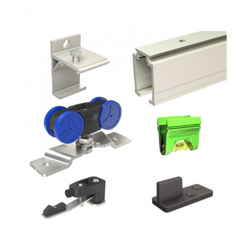 ENSEMBLE SAF P/PORTES 81-120KG (RAIL 3M)