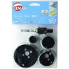 LOT DE 4 TREPANS BI-METAL