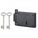SERRURE EN APPLIQUE NOIRE