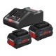 PACK CHARGEUR GAL18V + 2 BATTERIES 8 AH