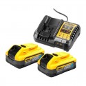 PACK 2 BATTERIES XR 18V 5AH + CHARGEUR