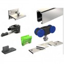 ENSEMBLE SAF 120A P/PORTES 81-120KG (RAIL 3M)