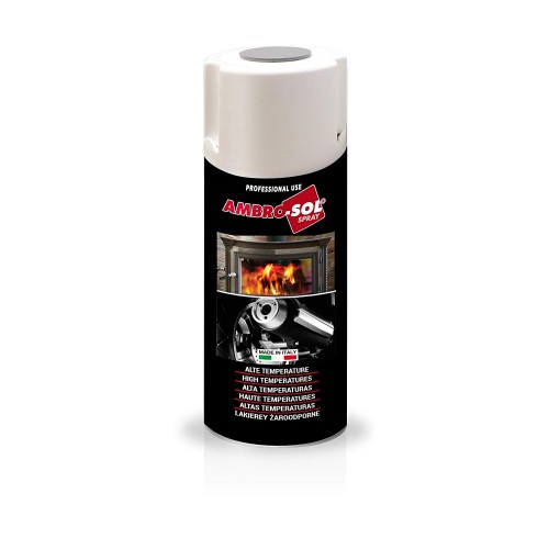 Spray Peinture Acrylique Multi-Usage Haute Température Noir 400ml