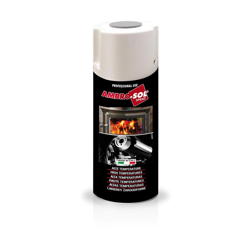 Spray Peinture Acrylique Multi-Usage Haute Température Noir 400ml