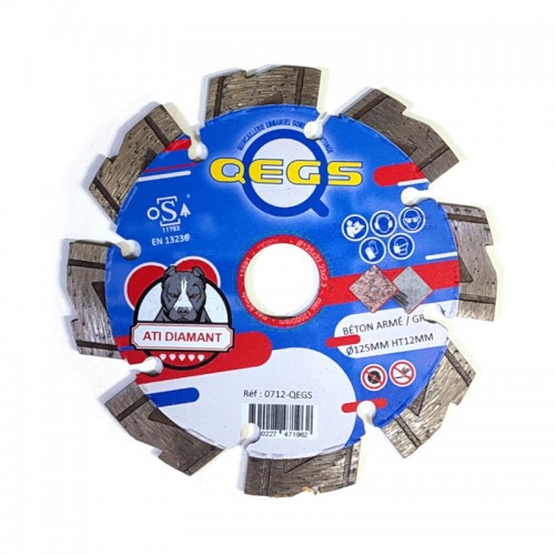 DISQUE A TRONCONNER BETON ARME DIAMANT QEGS