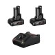 STARTER SET 2 BATTERIES 12V 6.0AH