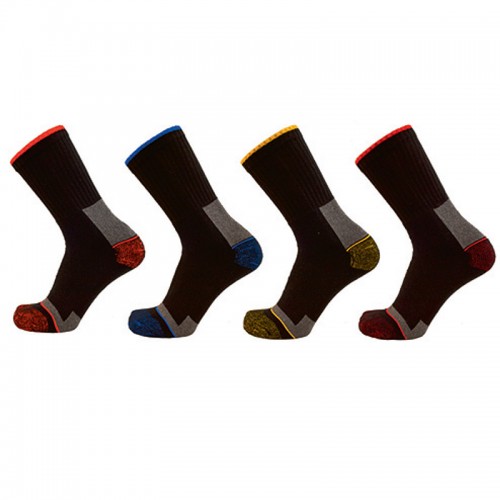 LOT 4 PAIRES CHAUSSETTES DE TRAVAIL RÉSISTANTES