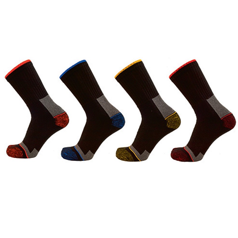 LOT 4 PAIRES CHAUSSETTES DE TRAVAIL RÉSISTANTES