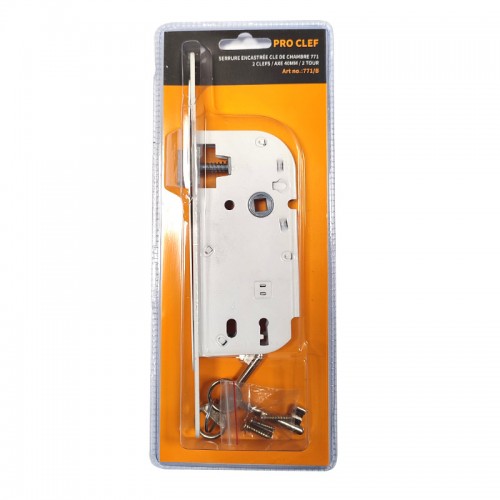 SERRURE CLE EN L A CHAMP BLANC
