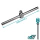 RALLONGE BARRE CARREE EN T 1/2"
