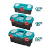 LOT DE 3 BOITES PLASTIQUE