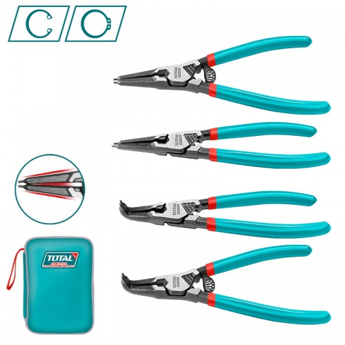 JEU DE 4 PINCES A CIRCLIPS