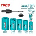COFFRET 7 TREPANS BI-METAL
