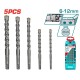 COFFRET 5 FORETS BETON SDS+