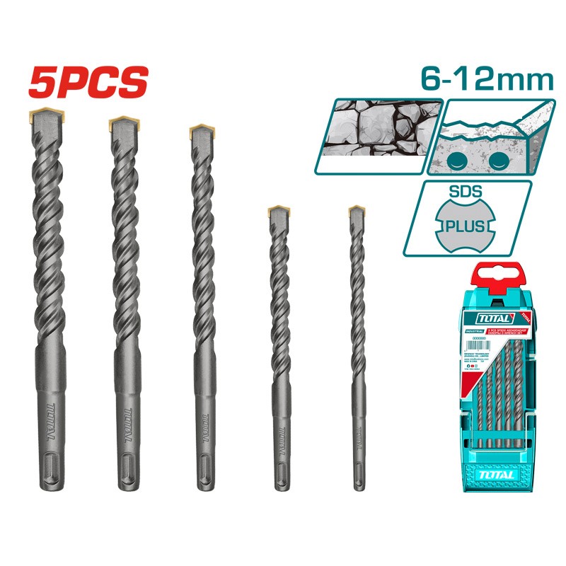 COFFRET 5 FORETS BETON SDS+