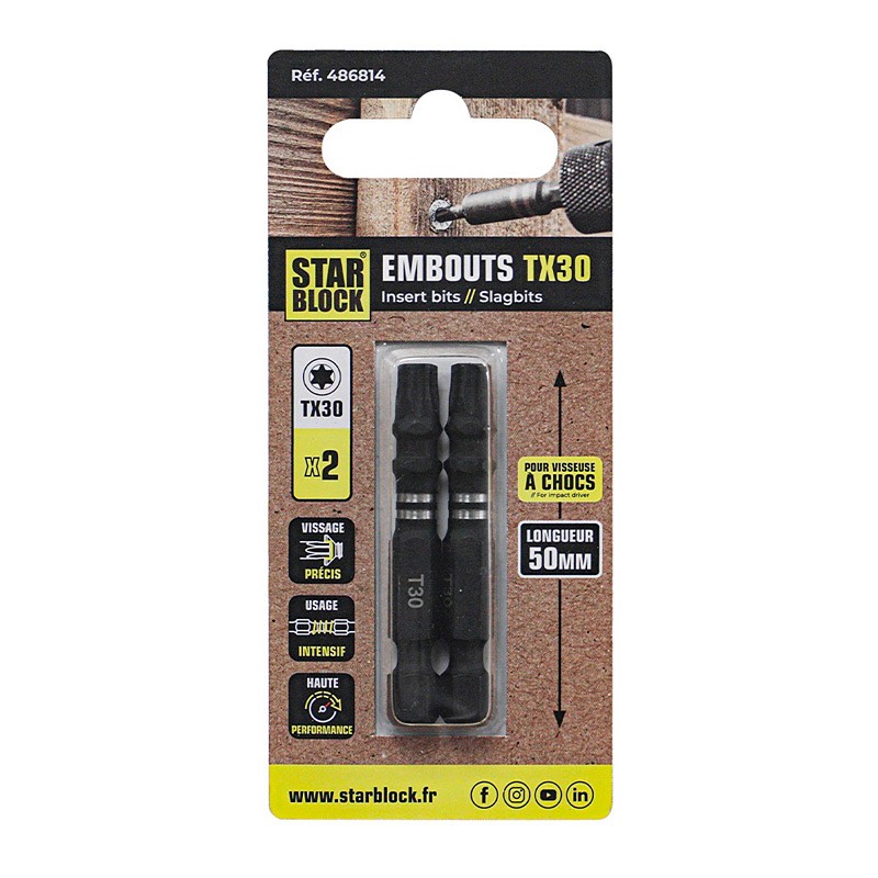 EMBOUT VISSAGE TORX L 50MM