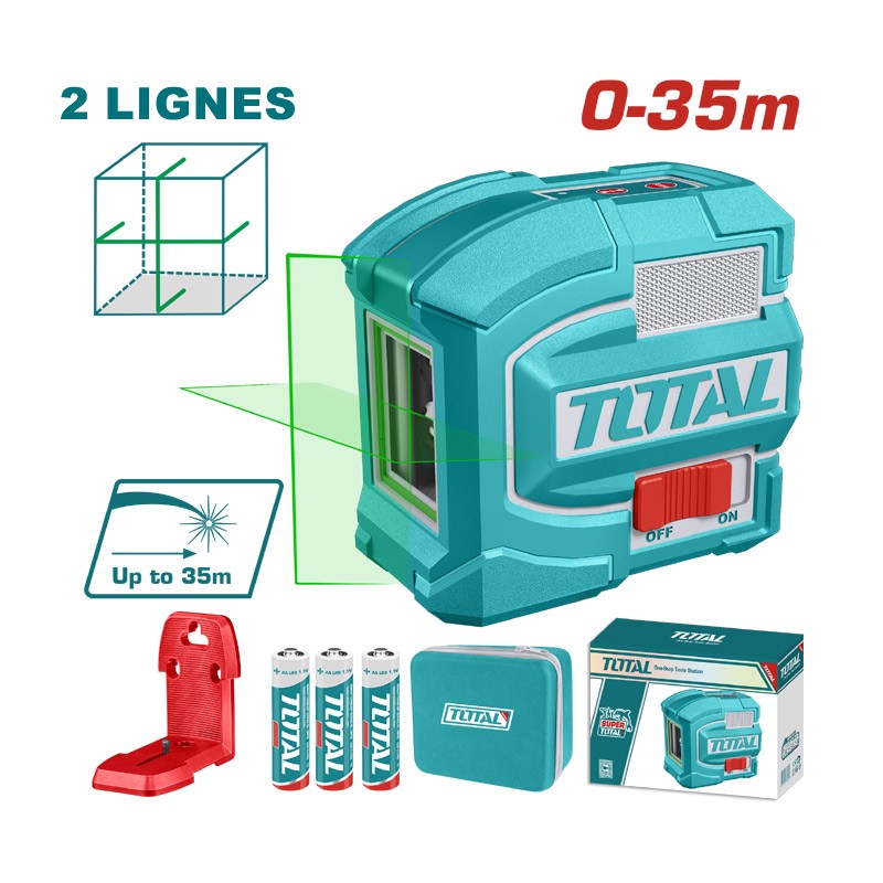 NIVEAU LASER 2 LIGNES VERT TLL156601