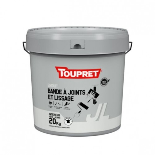 ENDUIT BANDES A JOINTS 20KG - TOUPRET