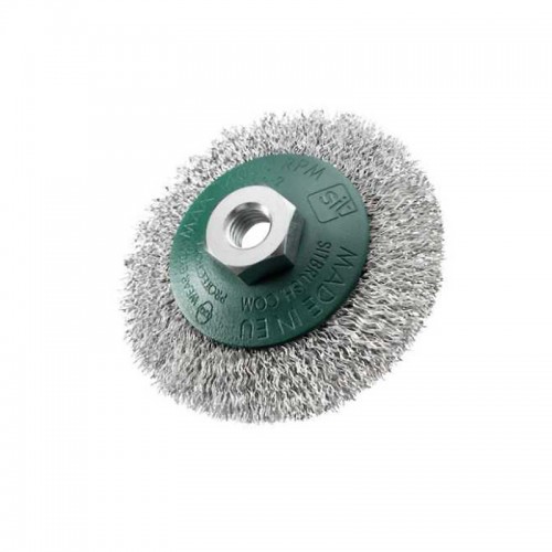 BROSSE CONIQUE ONDULE INOX D90