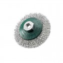 BROSSE CONIQUE ONDULE INOX D90