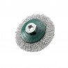 BROSSE CONIQUE ONDULE INOX D90