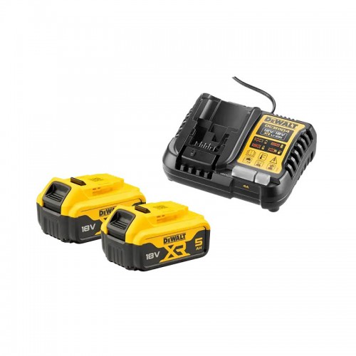 PACK 2 BATTERIES XR 18V 5AH + CHARGEUR