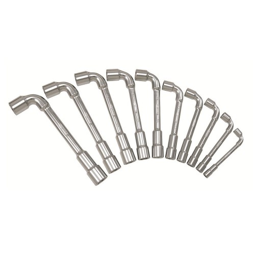 JEU DE 10 CLES A PIPE 6 PANS